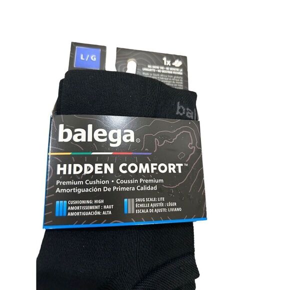 Balega Hidden Comfort Sole Cushioning Running Socks Size Large One Pair NWT - Picture 3 of 11